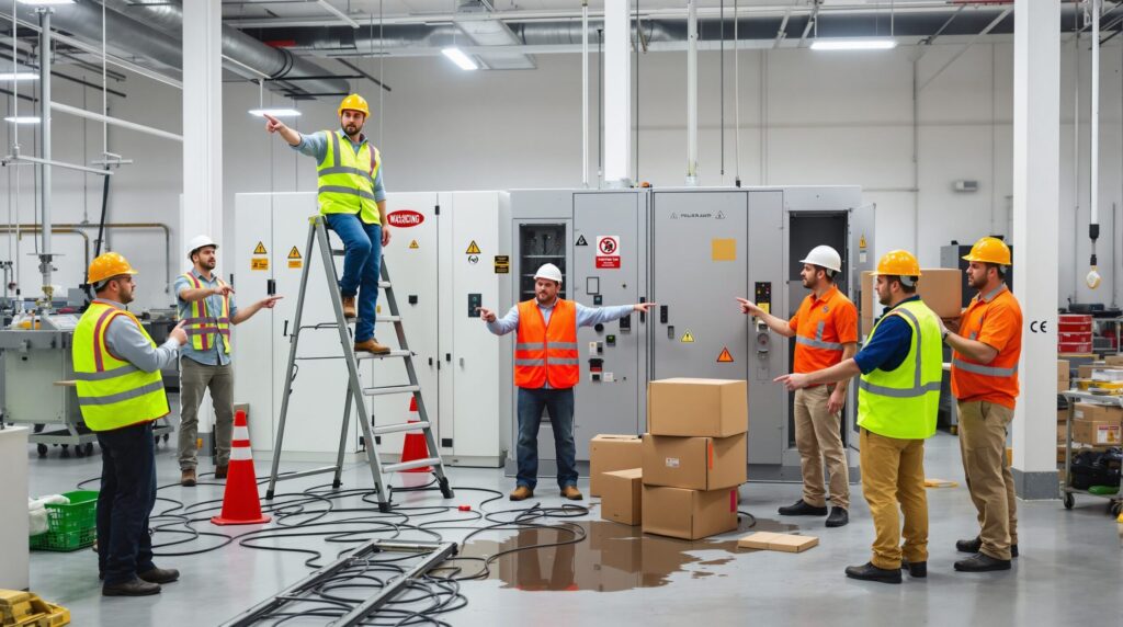 situation dangereuse au travail